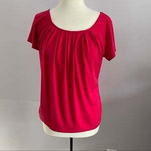 New York & Company Pink Short Sleeve